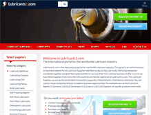 Tablet Screenshot of lubricants1.com